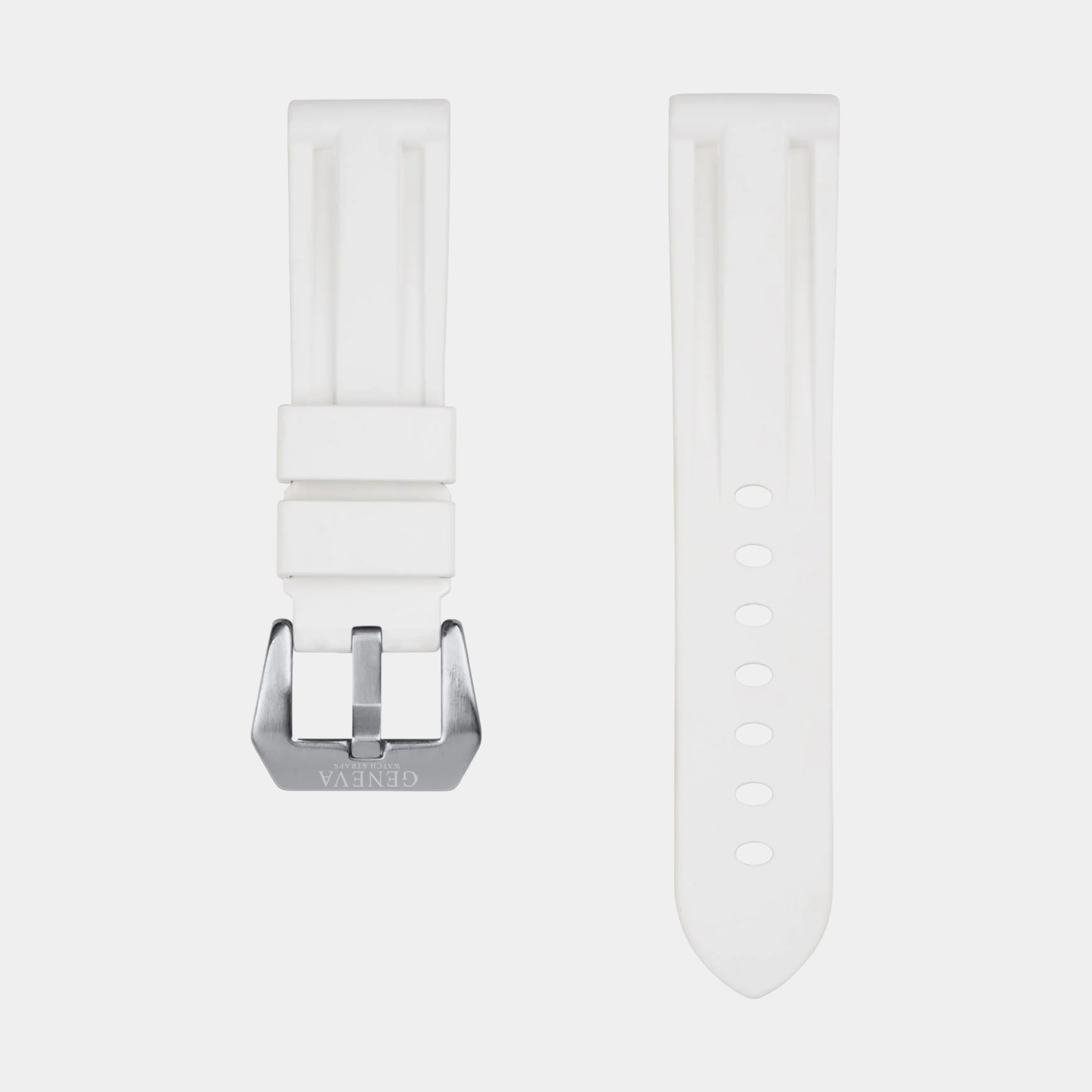 FKM Rubber Strap For Panerai Radiomir 44 - White