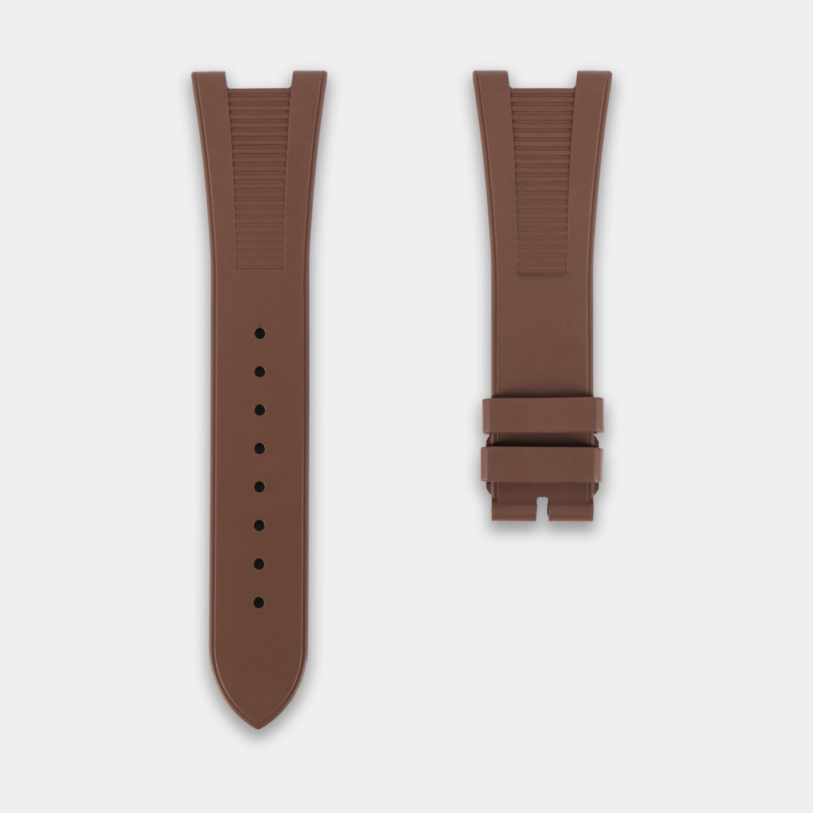 FKM Rubber Strap For Patek Phillipe Nautilus - Brown