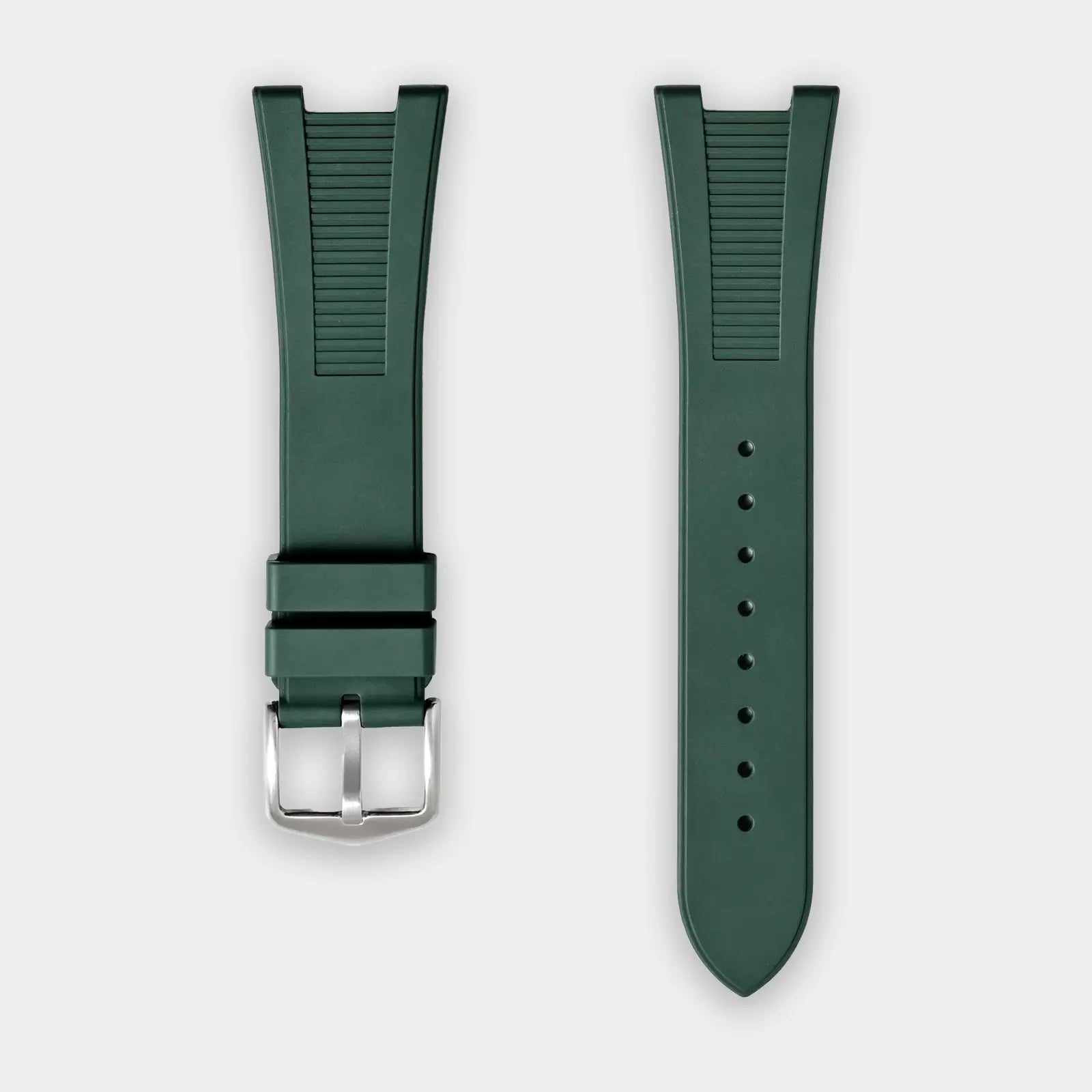 FKM Gummiarmband Für Patek Phillipe Nautilus - Waldgrün