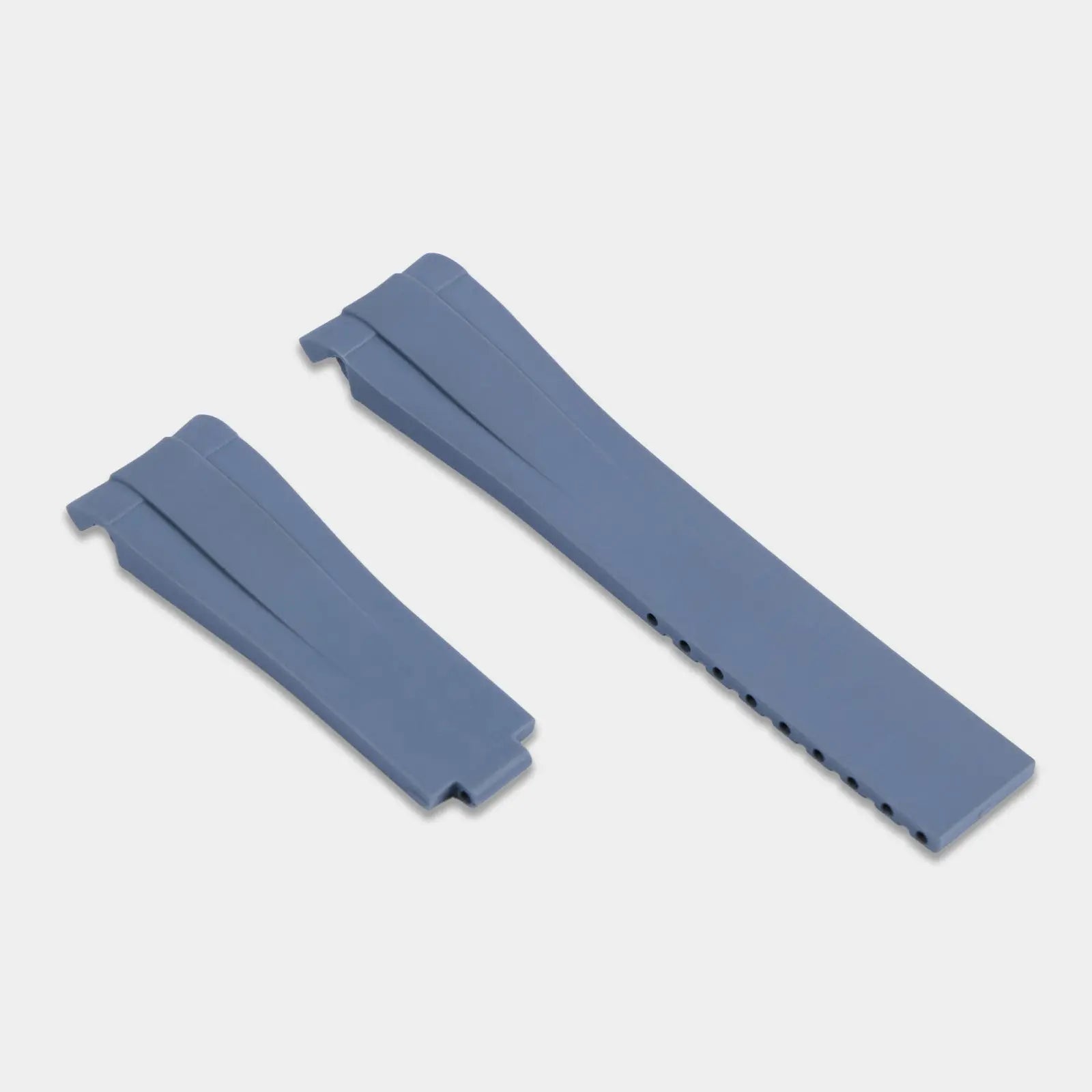 Rubber Strap For Rolex Yacht-Master (Rolex Clasp Fitment) - Grey Geneva Watch Straps