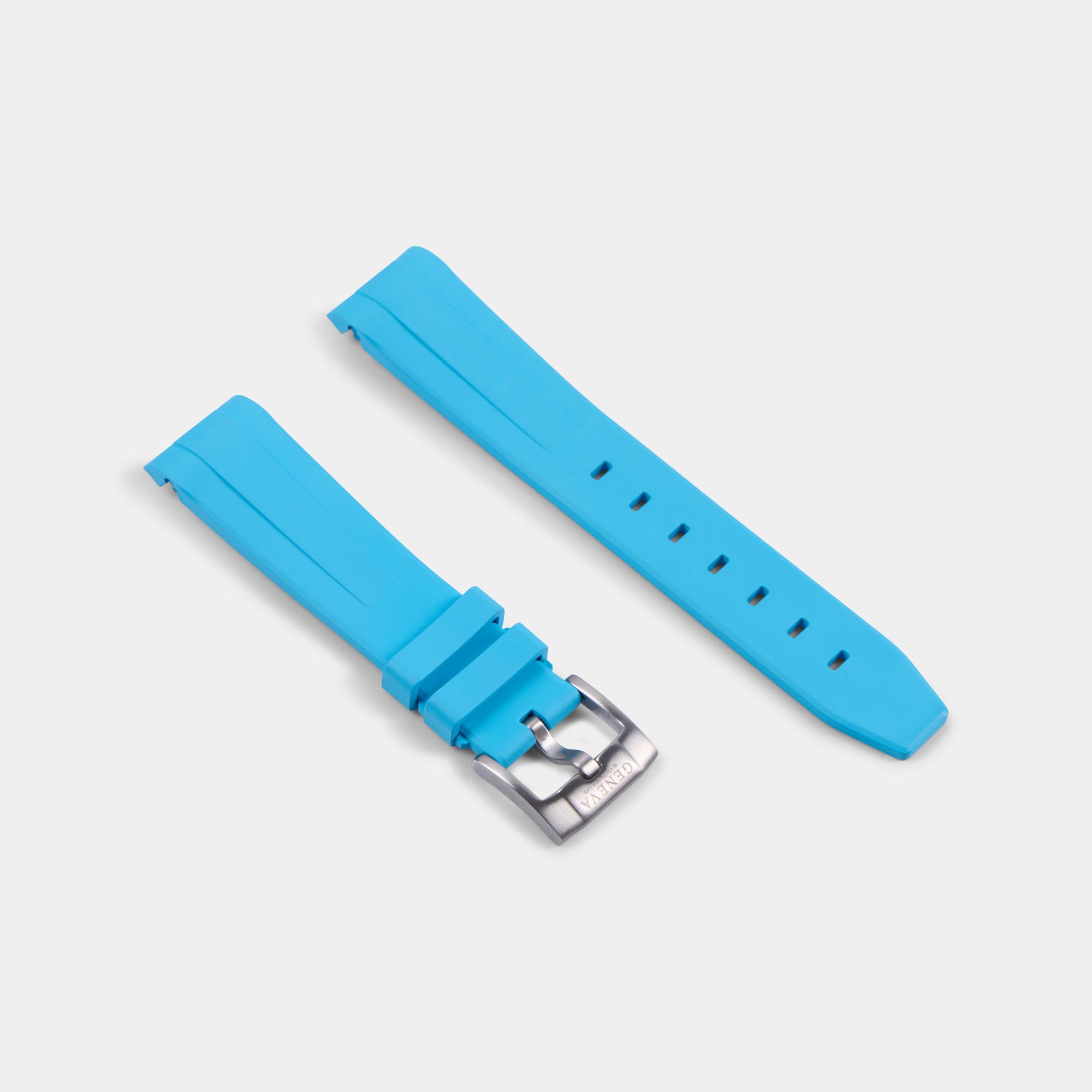 Rubber Strap For Rolex GMT-MASTER II (GWS Buckle Fitment) - Miami Blue