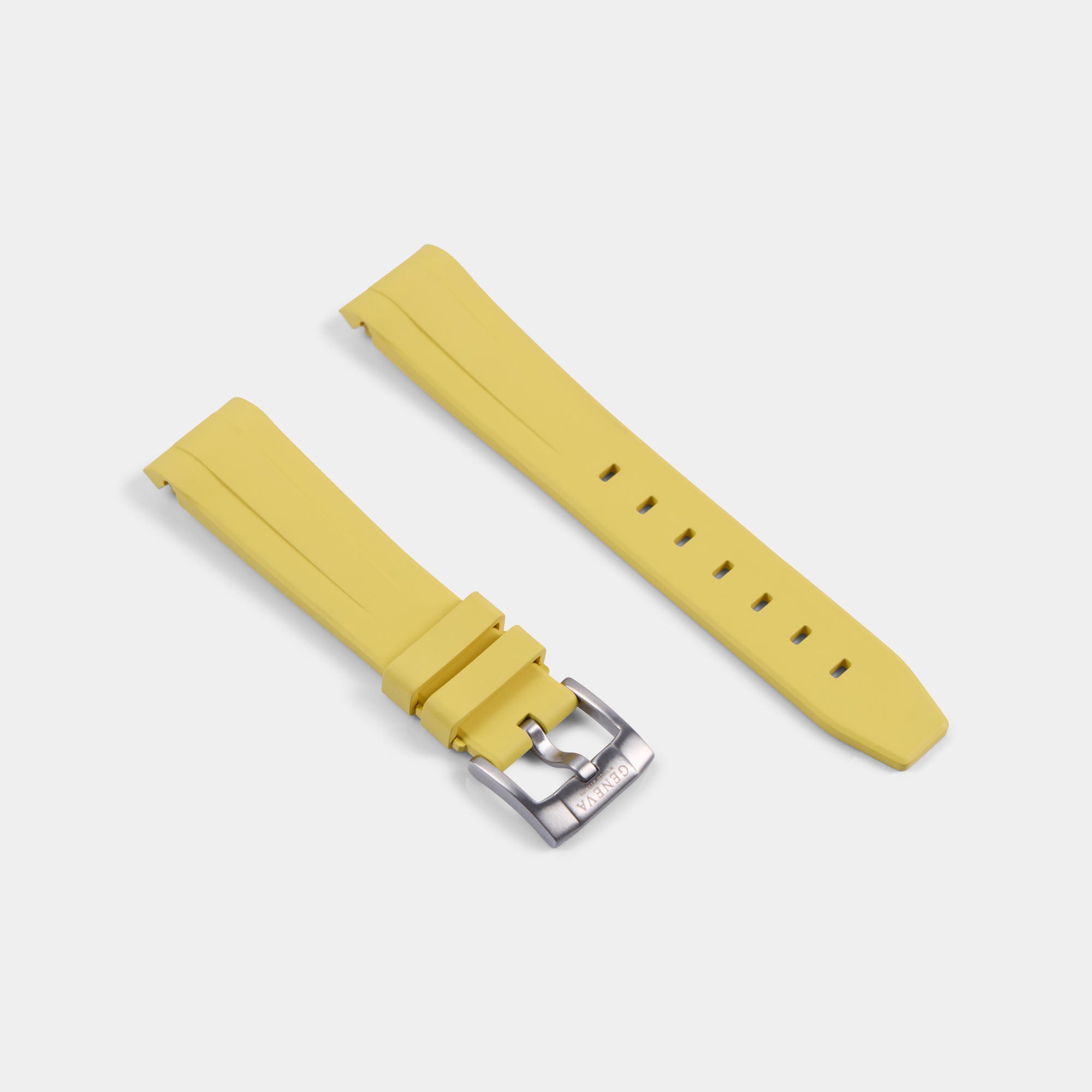 Rubber Strap For Rolex GMT-MASTER II (GWS Buckle Fitment) - Yellow