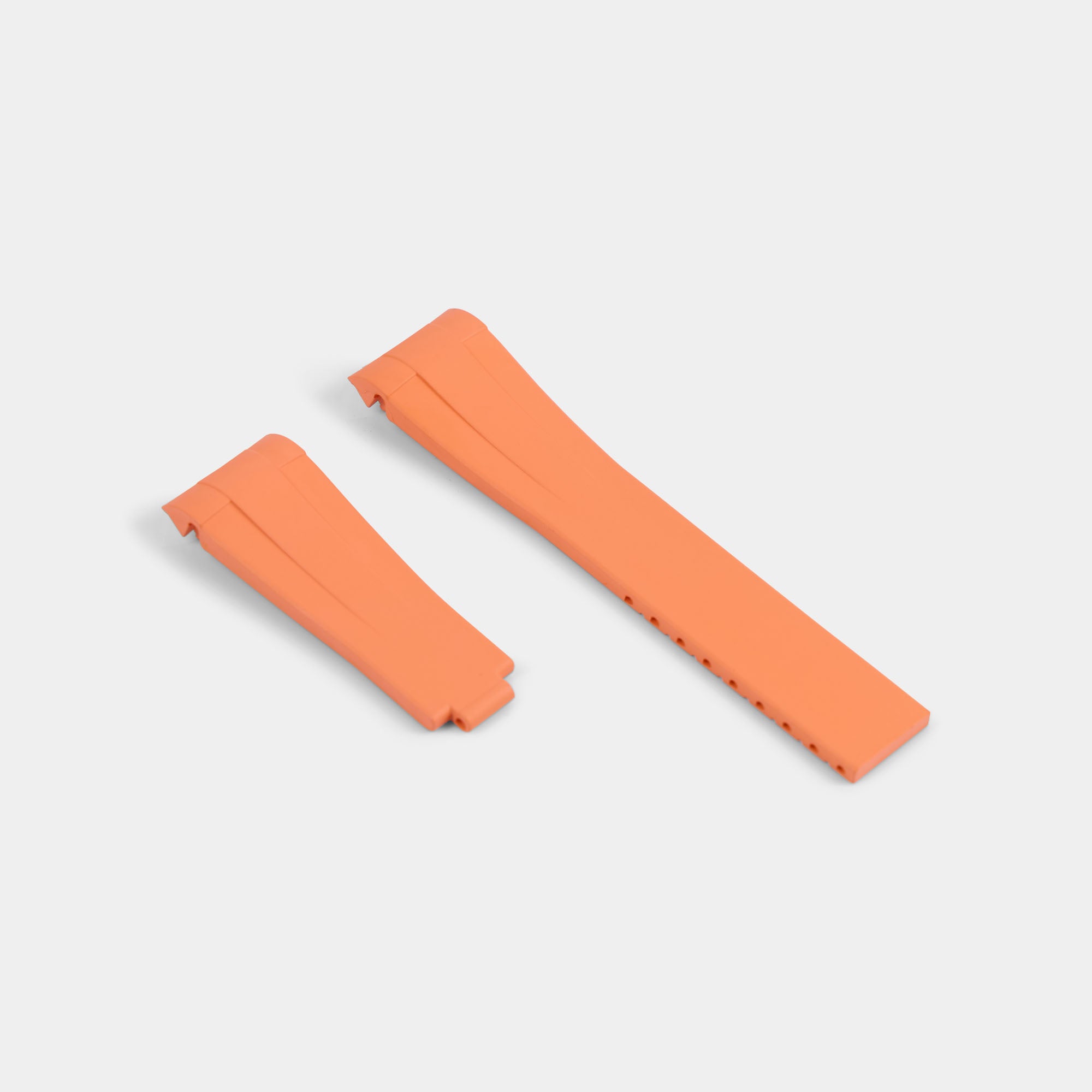 FKM Rubber Strap For Rolex GMT-MASTER II (Rolex Clasp Fitment) - Orange