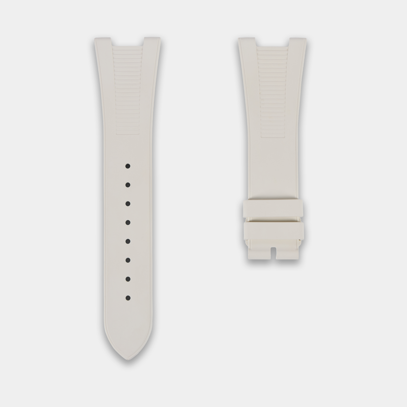 FKM Rubber Strap For Patek Phillipe Nautilus - White
