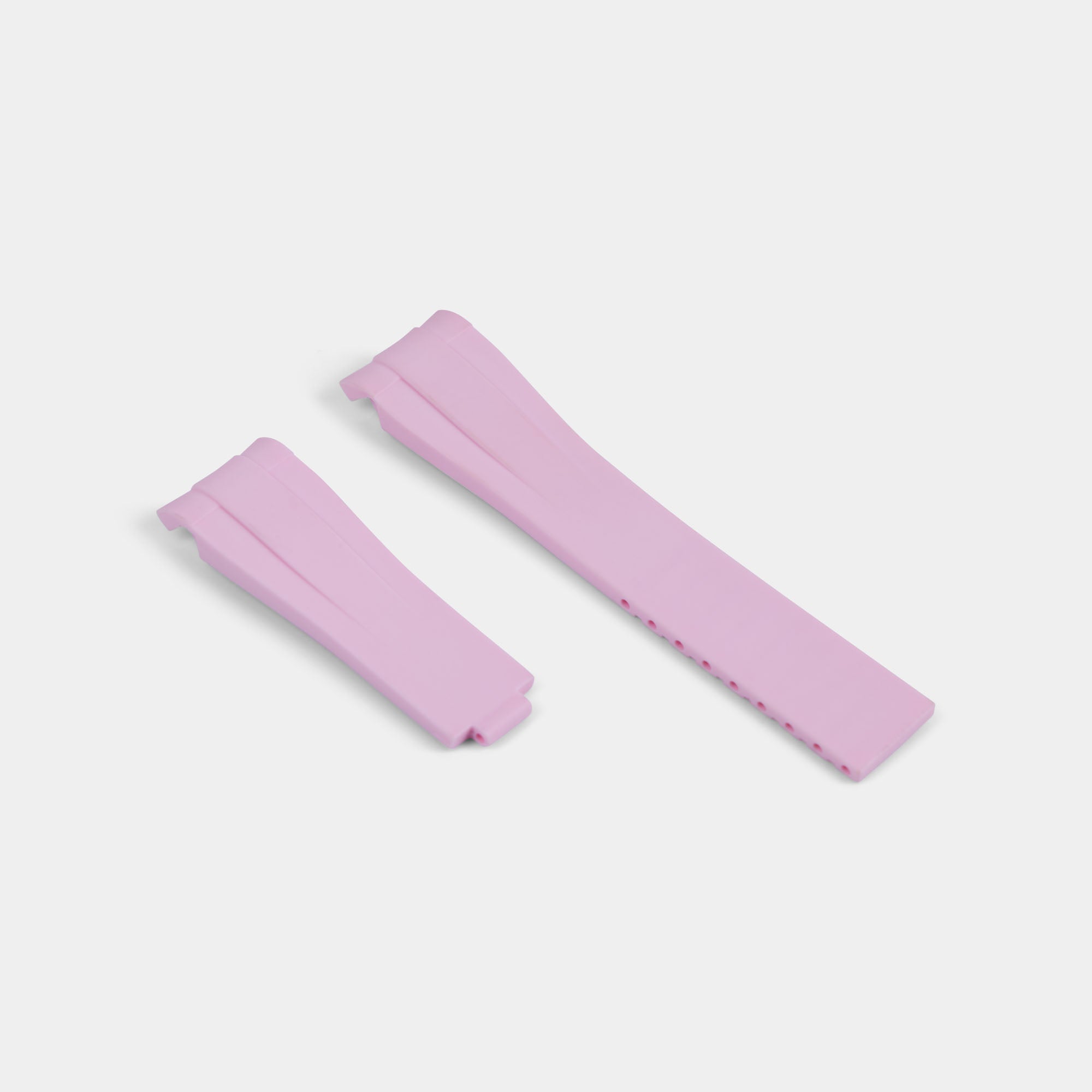 Rubber Strap For Rolex Datejust 36 - Pink (Rolex Clasp Fitment)