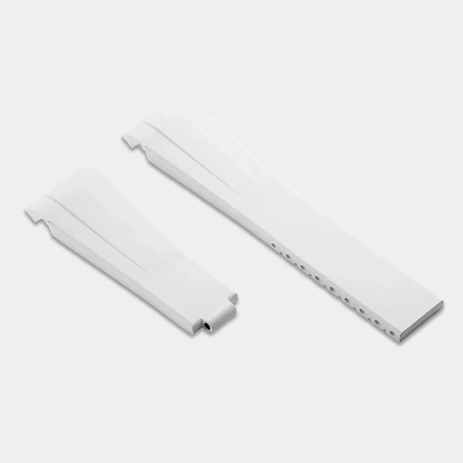 FKM Rubber Strap For Rolex Explorer II (Rolex Clasp Fitment) - White Geneva Watch Straps